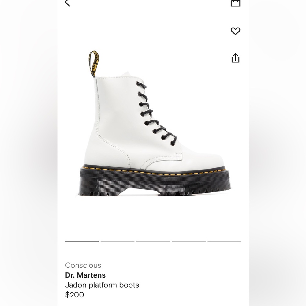 Women’s platform Dr. Marten women’s size 7